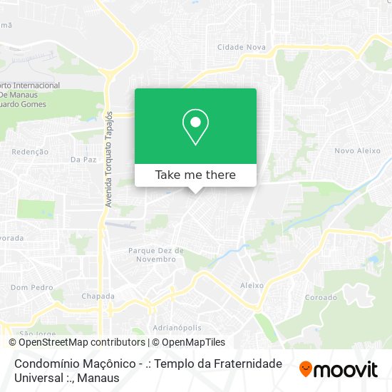 Condomínio Maçônico - .: Templo da Fraternidade Universal :. map