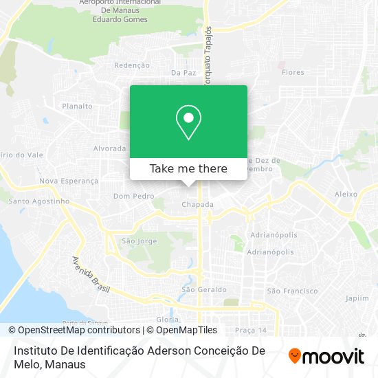 Instituto De Identificação Aderson Conceição De Melo map