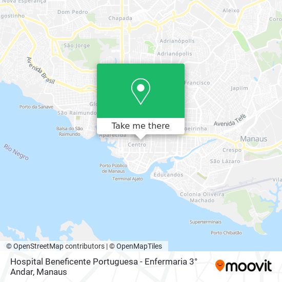 Hospital Beneficente Portuguesa - Enfermaria 3° Andar map