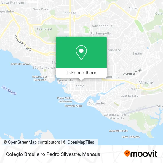 Colégio Brasileiro Pedro Silvestre map
