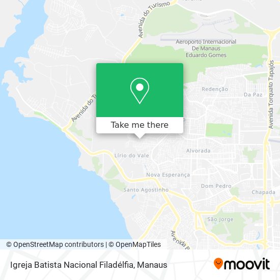 Igreja Batista Nacional Filadélfia map