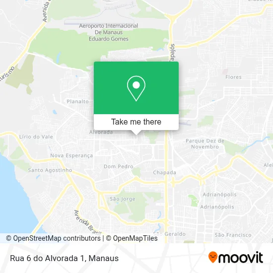 Rua 6 do Alvorada 1 map