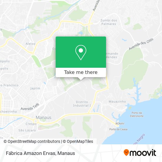 Fábrica Amazon Ervas map