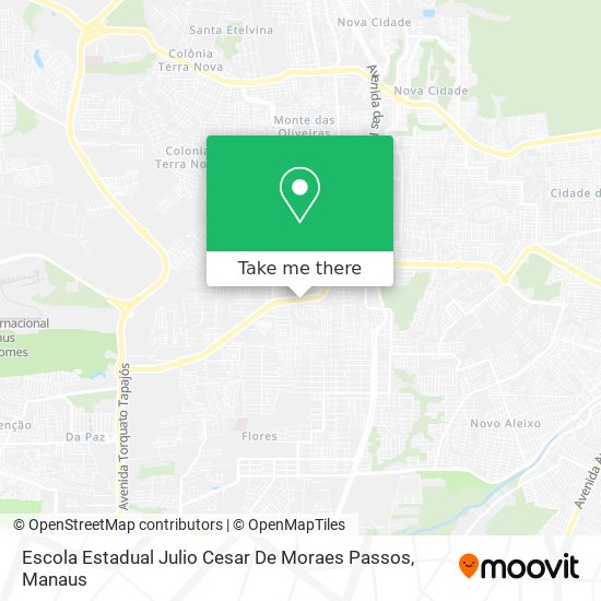 Escola Estadual Julio Cesar De Moraes Passos map