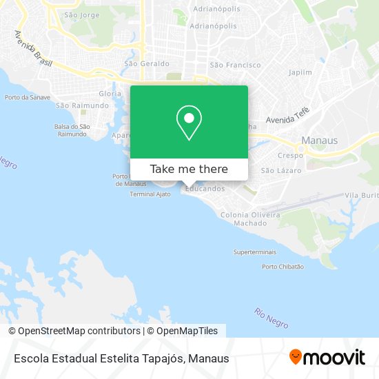 Escola Estadual Estelita Tapajós map