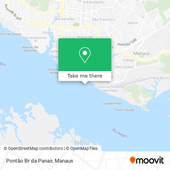 Pontão Br da Panair map
