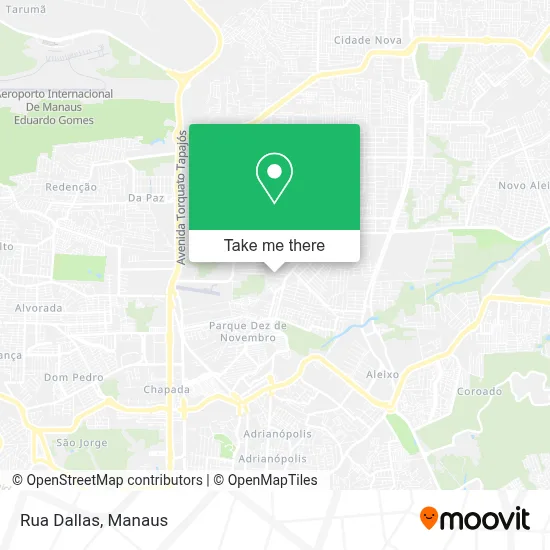 Rua Dallas map