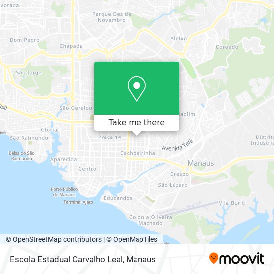 Escola Estadual Carvalho Leal map