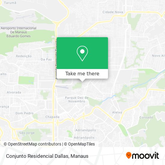 Mapa Conjunto Residencial Dallas