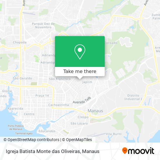 Igreja Batista Monte das Oliveiras map