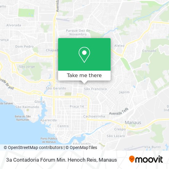 3a Contadoria Fórum Min. Henoch Reis map