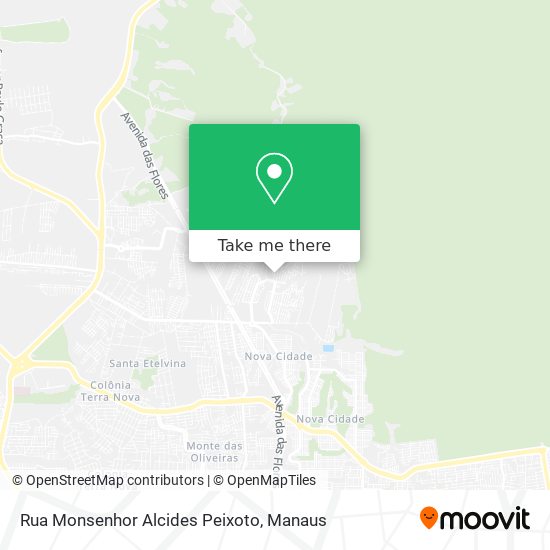 Rua Monsenhor Alcides Peixoto map