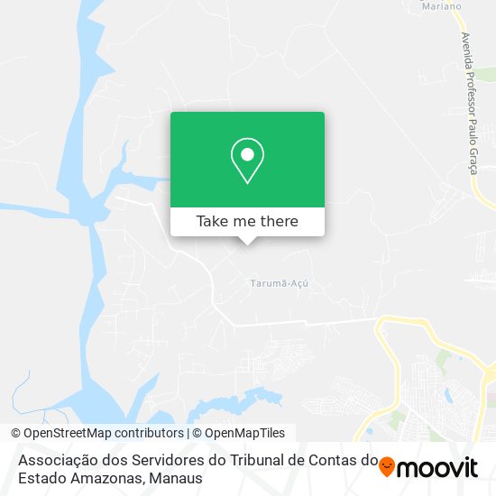 Mapa Associação dos Servidores do Tribunal de Contas do Estado Amazonas