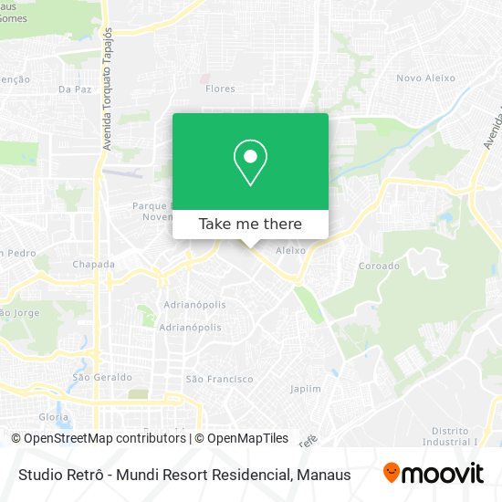 Studio Retrô - Mundi Resort Residencial map