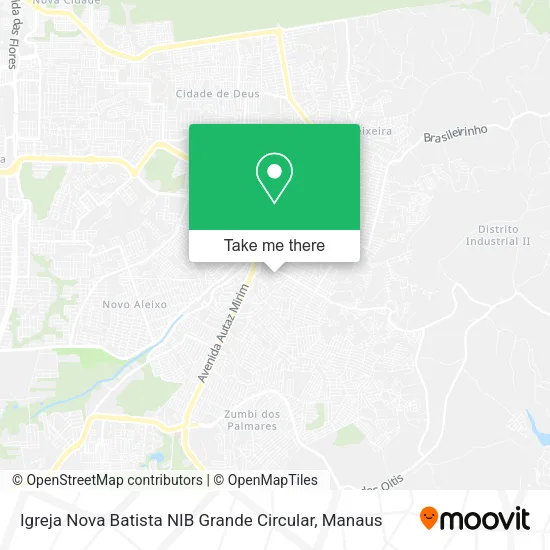 Igreja Nova Batista NIB Grande Circular map
