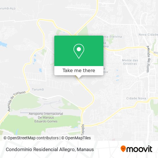 Condomínio Residencial Allegro map