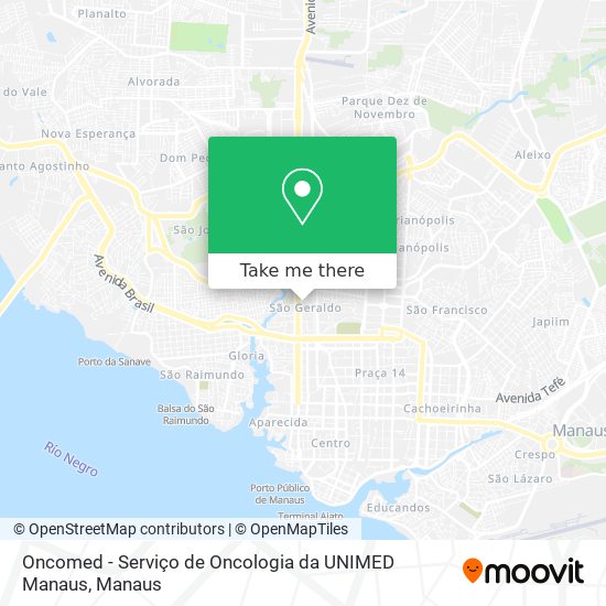 Oncomed - Serviço de Oncologia da UNIMED Manaus map