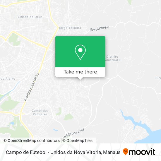 Campo de Futebol - Unidos da Nova Vitoria map