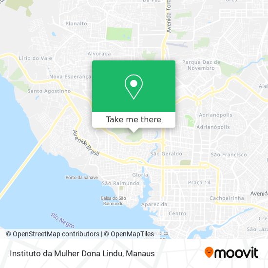 Instituto da Mulher Dona Lindu map