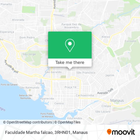 Faculdade Martha falcao, 3RHN01 map