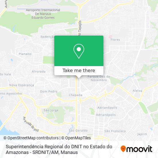 Superintendência Regional do DNIT no Estado do Amazonas - SRDNIT / AM map