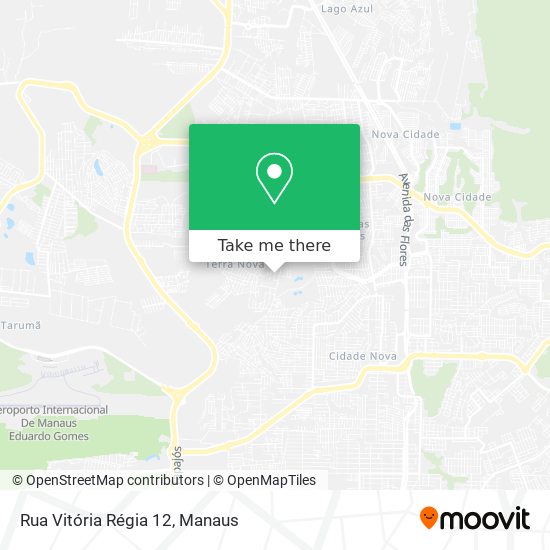 Rua Vitória Régia 12 map