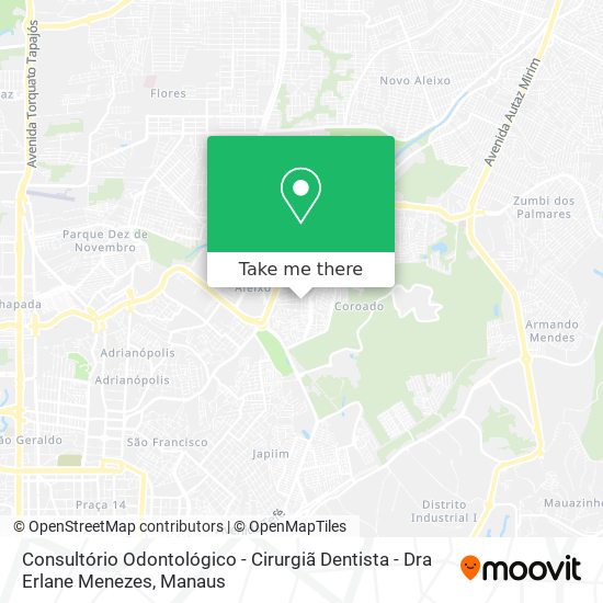 Consultório Odontológico - Cirurgiã Dentista - Dra Erlane Menezes map