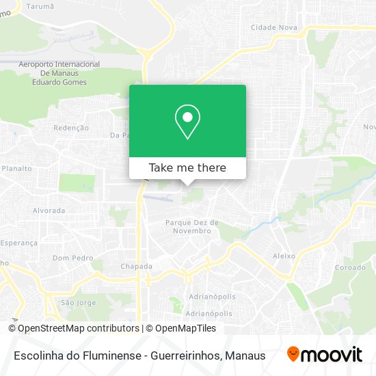 Escolinha do Fluminense - Guerreirinhos map