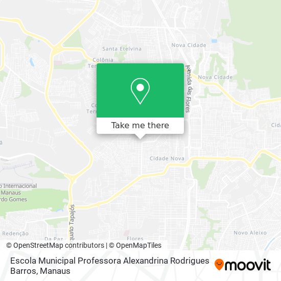 Escola Municipal Professora Alexandrina Rodrigues Barros map
