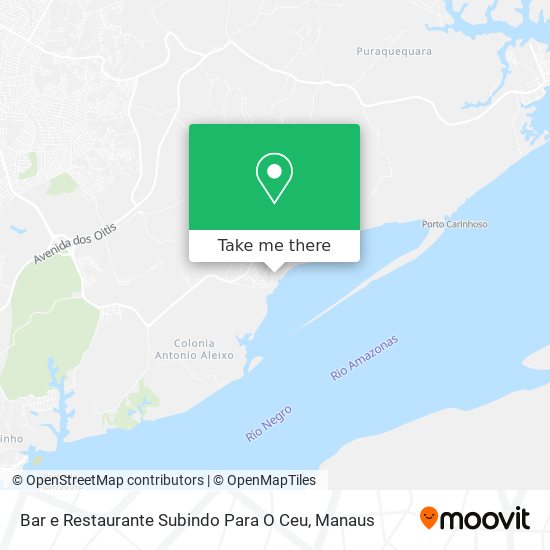 Bar e Restaurante Subindo Para O Ceu map