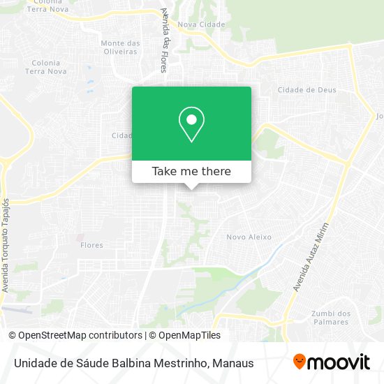 Unidade de Sáude Balbina Mestrinho map