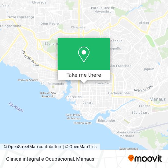 Clinica integral e Ocupacional map