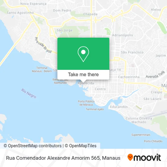 Rua Comendador Alexandre Amorim 565 map
