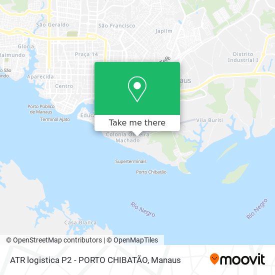 ATR logistica P2 - PORTO CHIBATÃO map