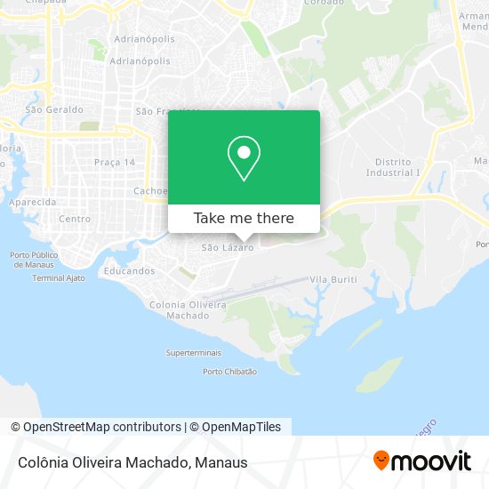 Colônia Oliveira Machado map
