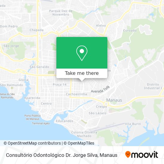 Consultório Odontológico Dr. Jorge Silva map