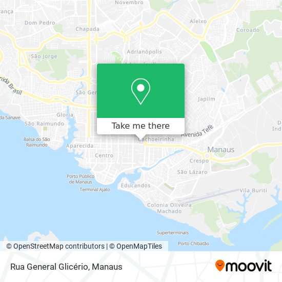 Rua General Glicério map