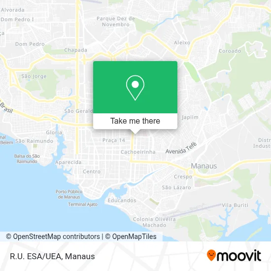 R.U. ESA/UEA map