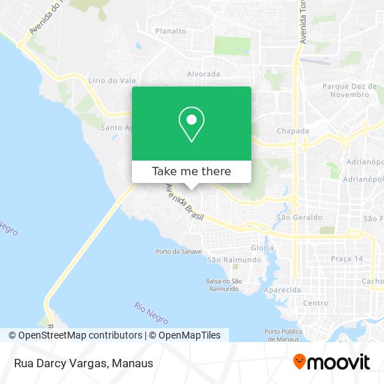 Rua Darcy Vargas map