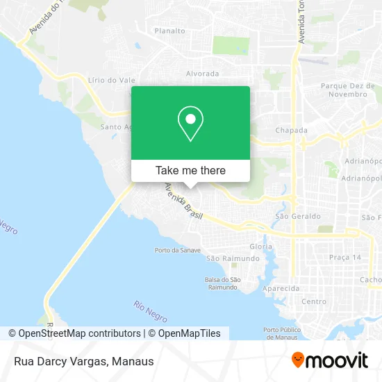 Rua Darcy Vargas map