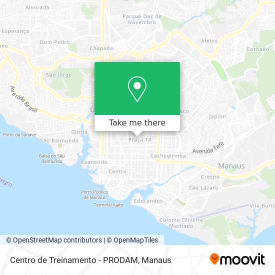 Centro de Treinamento - PRODAM map