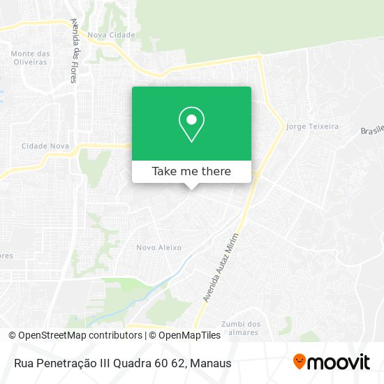 Rua Penetração III Quadra 60 62 map