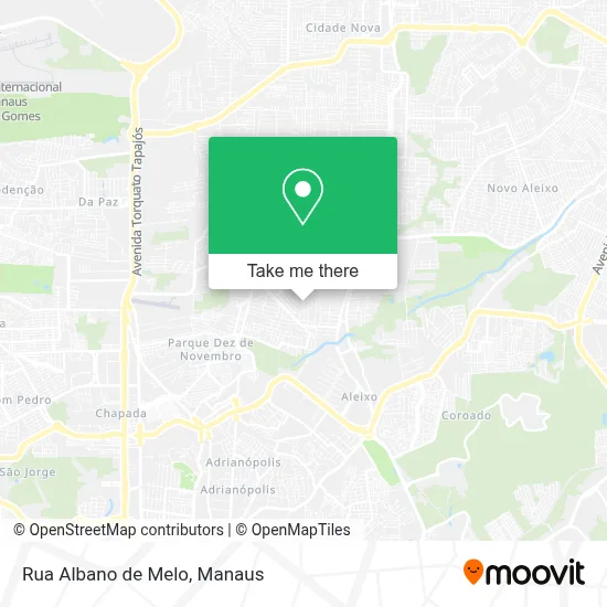 Rua Albano de Melo map