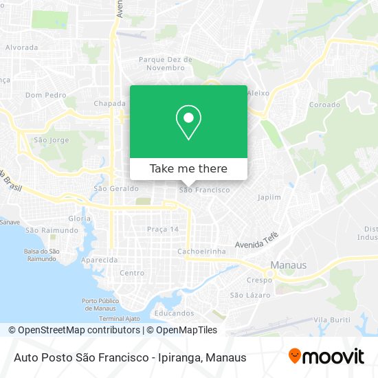 Auto Posto São Francisco - Ipiranga map