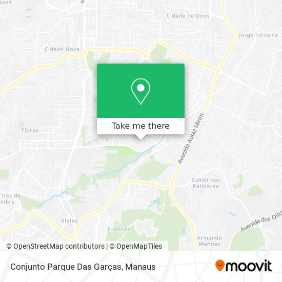 Conjunto Parque Das Garças map