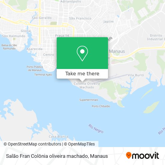 Salão Fran Colônia oliveira machado map