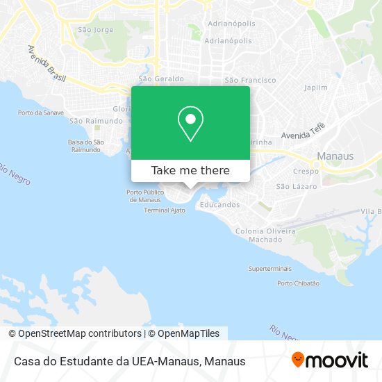 Casa do Estudante da UEA-Manaus map