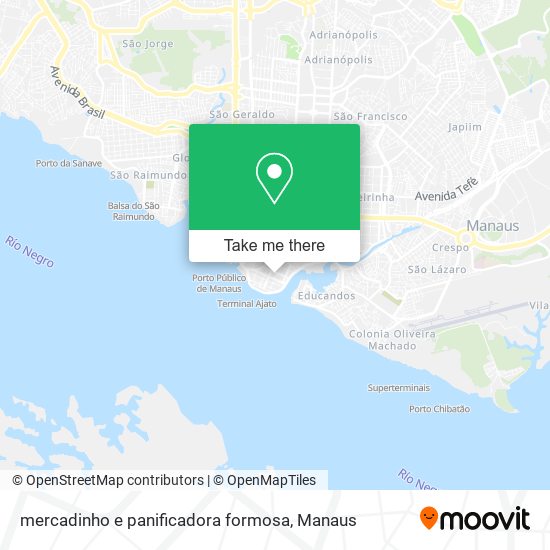 mercadinho e panificadora formosa map