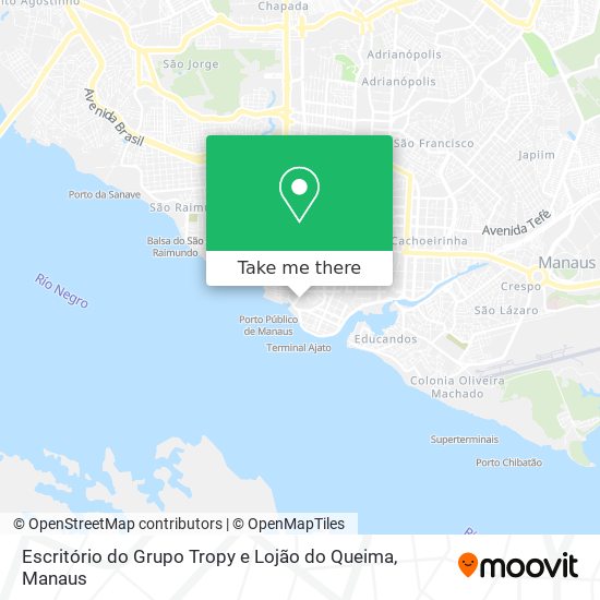 Escritório do Grupo Tropy e Lojão do Queima map