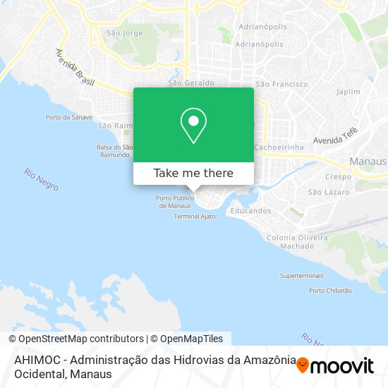 AHIMOC - Administração das Hidrovias da Amazônia Ocidental map